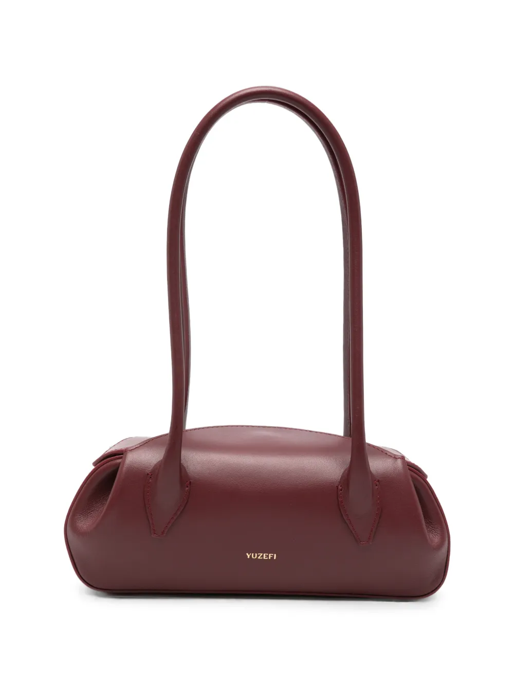Yuzefi mini Oyster logo-detail shoulder bag - Rosso