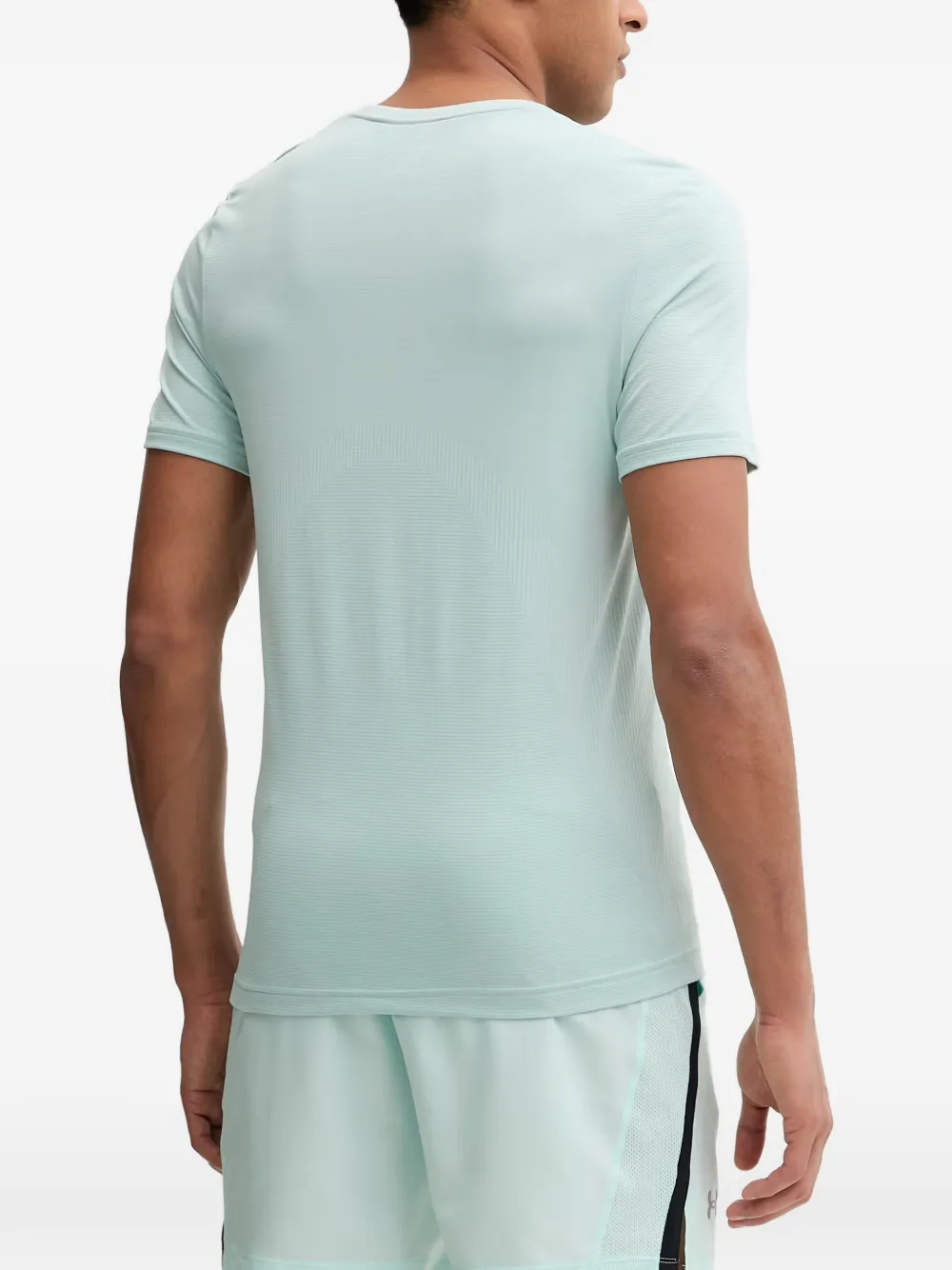 Under Armour Vanish Elite Seamless T-shirt met korte mouwen en logo-print Blauw