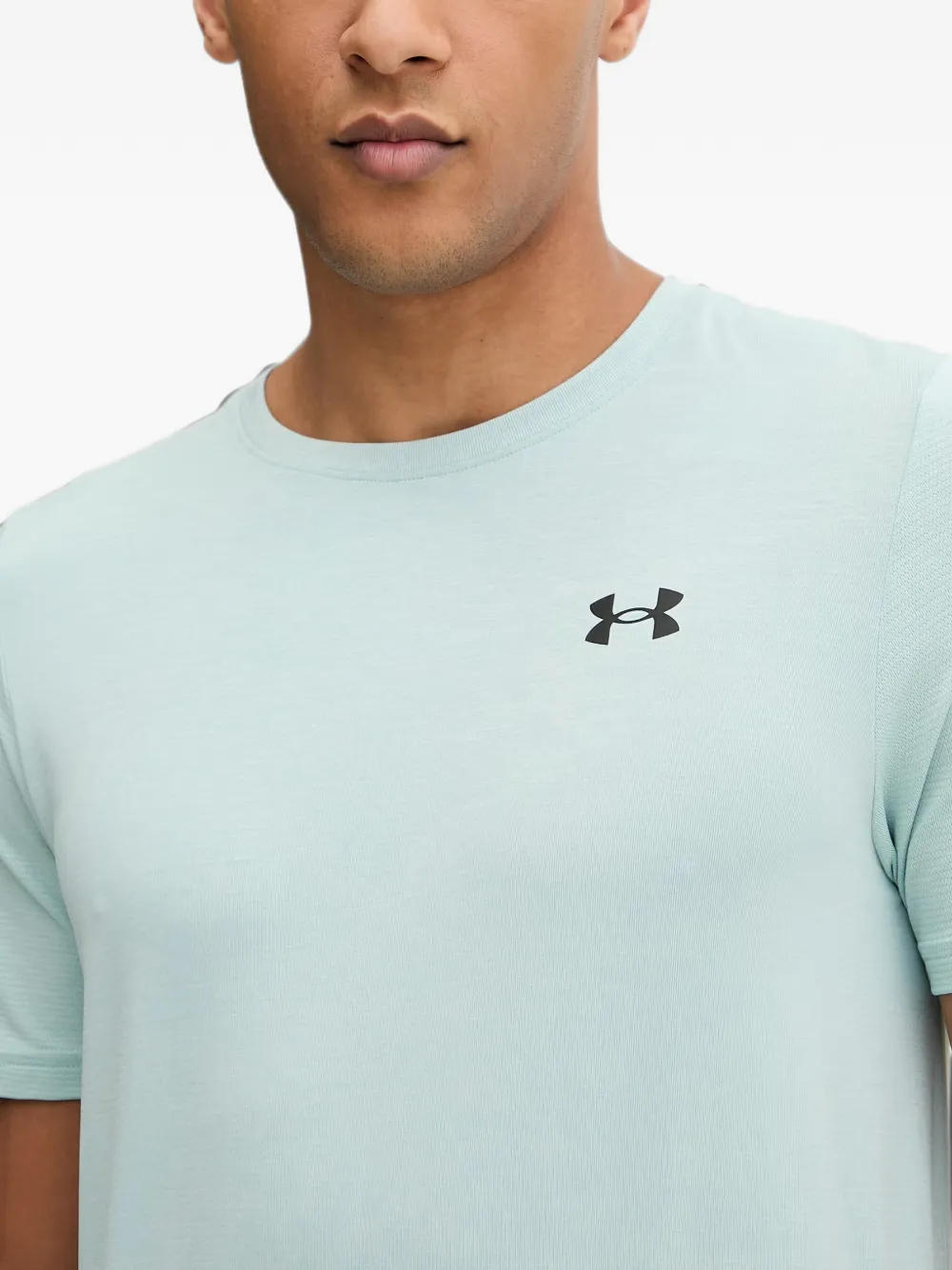 Under Armour Vanish Elite Seamless T-shirt met korte mouwen en logo-print Blauw