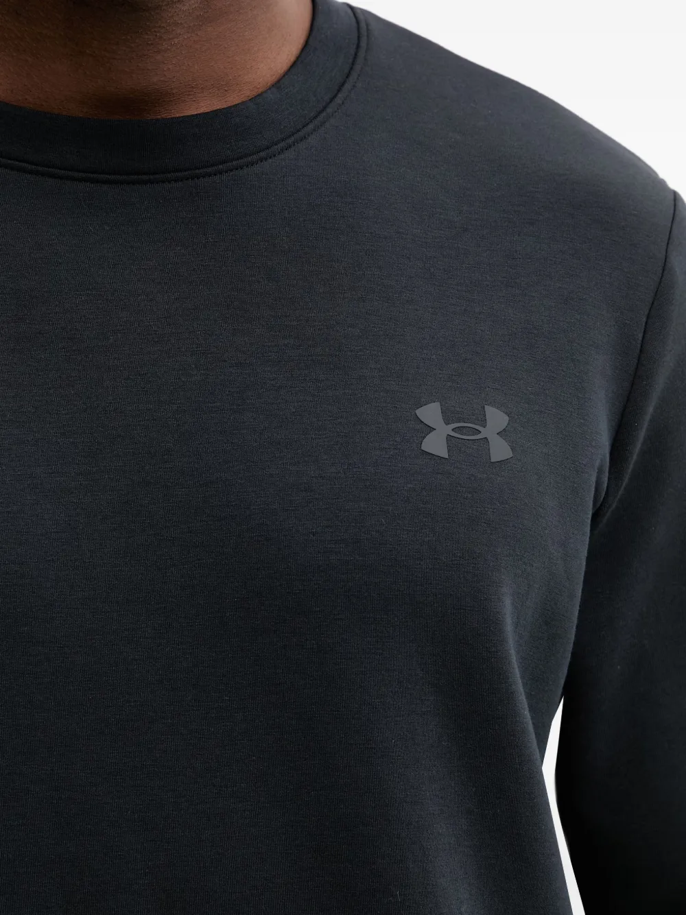 Under Armour Unstoppable Fleece trui met logo-print Zwart
