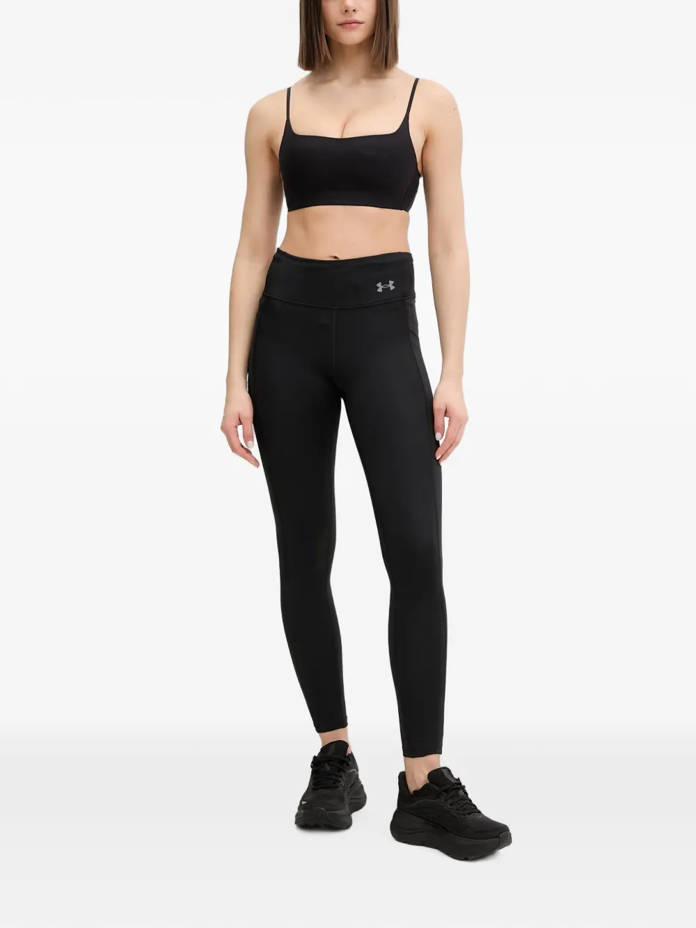 Under Armour Velociti legging met vlakken en logo-print Zwart