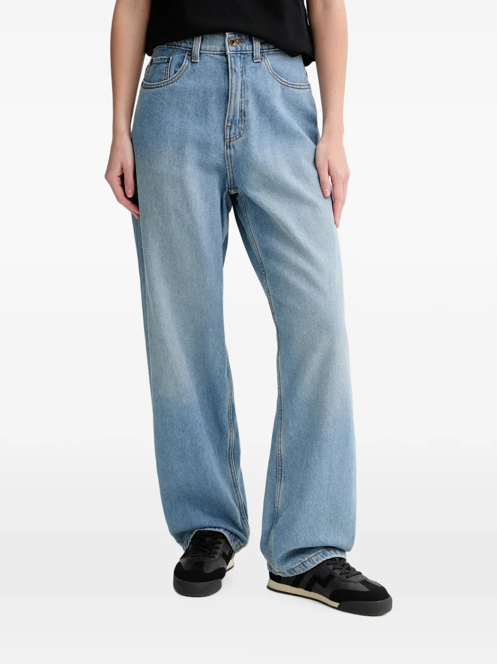 Vans cinched check-5 baggy trousers - Blu