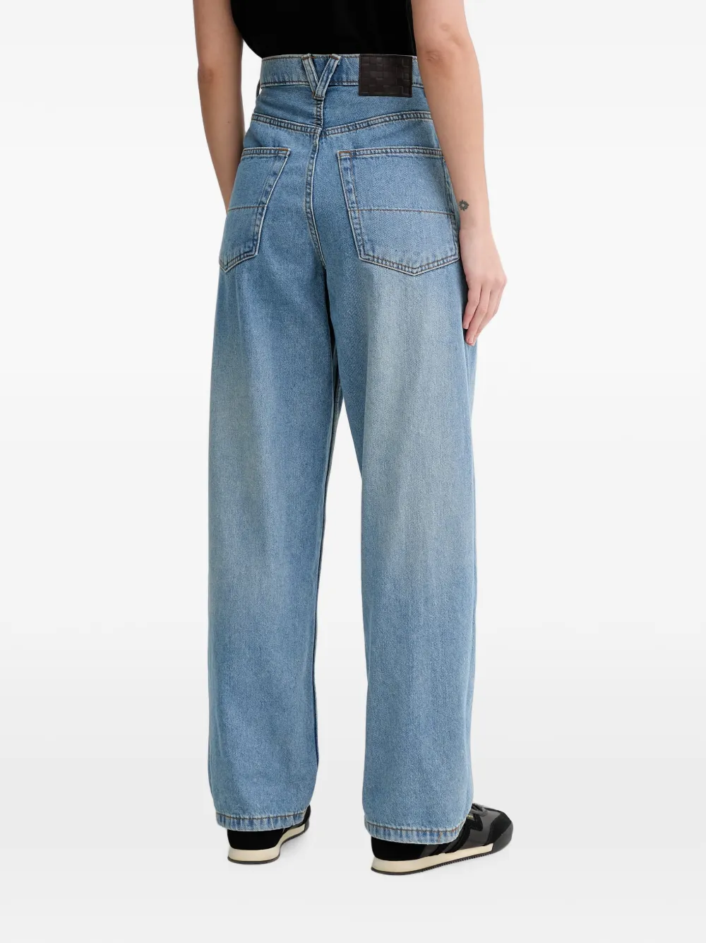 Vans Geruite baggy broek Blauw