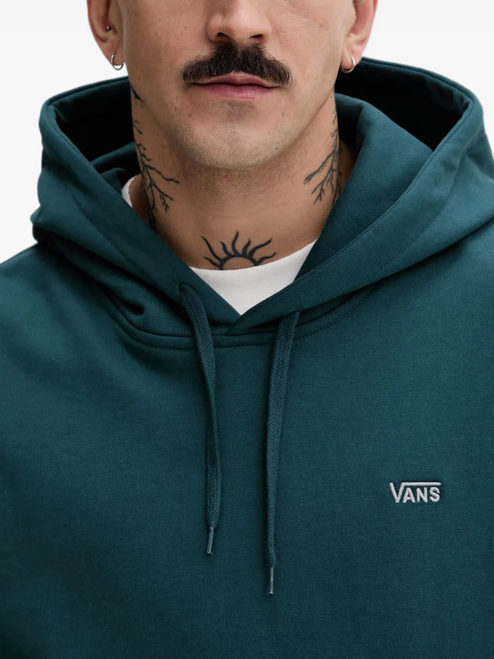 Vans Left Chest II ruimvallende hoodie Groen