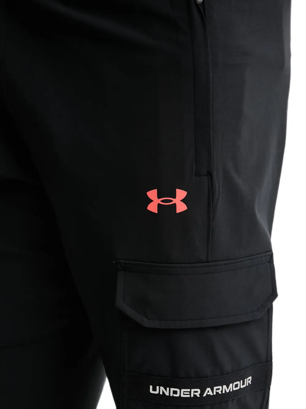 Under Armour Tech™ Utility Woven cargobroek met logo-print Zwart