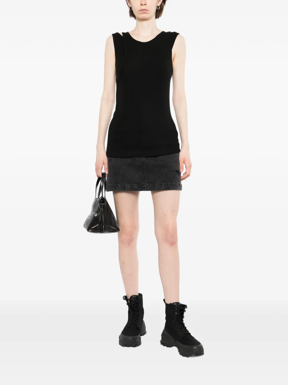 AGOLDE Finch tanktop Zwart