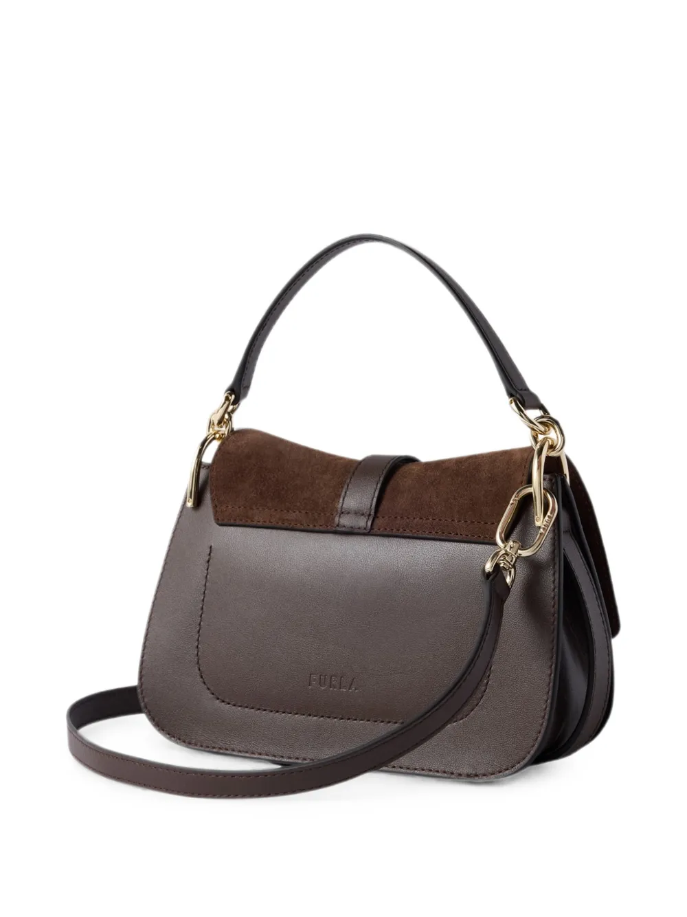 Furla Mini-tas met handvat Bruin