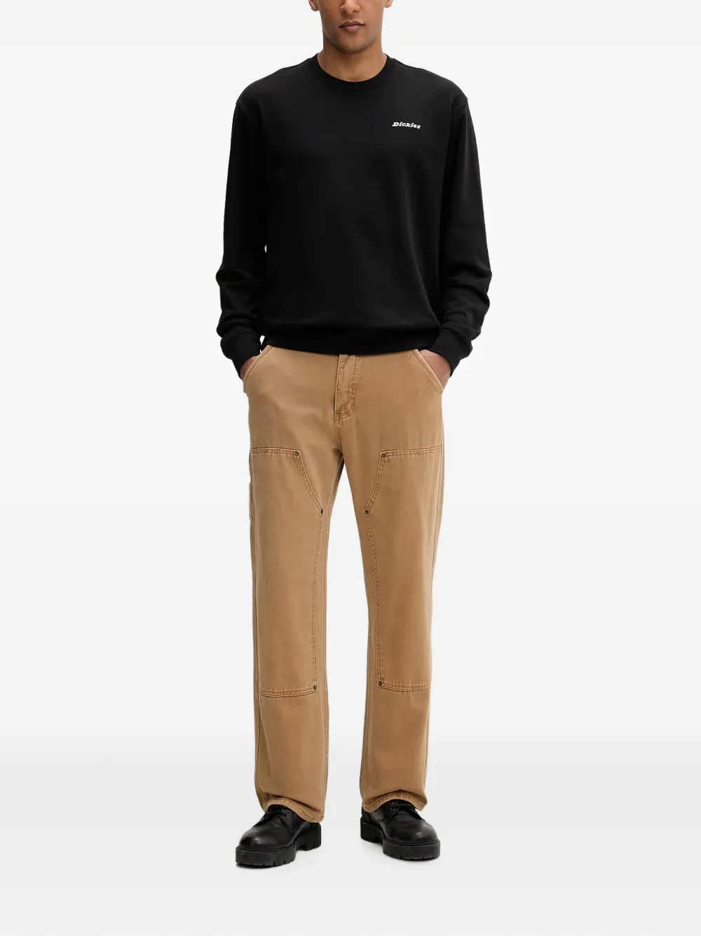 DICKIES Sweater met geborduurd logo Zwart