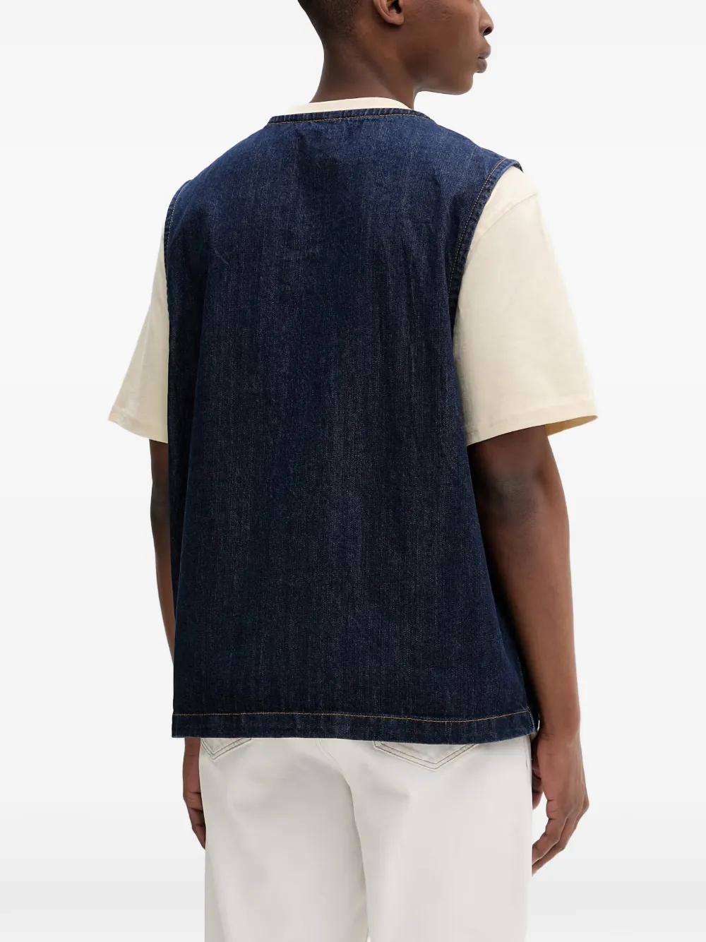 DICKIES Bodywarmer met logopatch Blauw