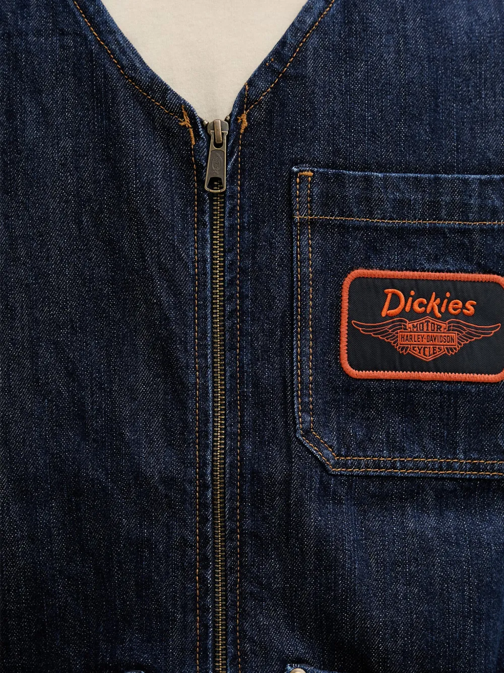 DICKIES Bodywarmer met logopatch Blauw