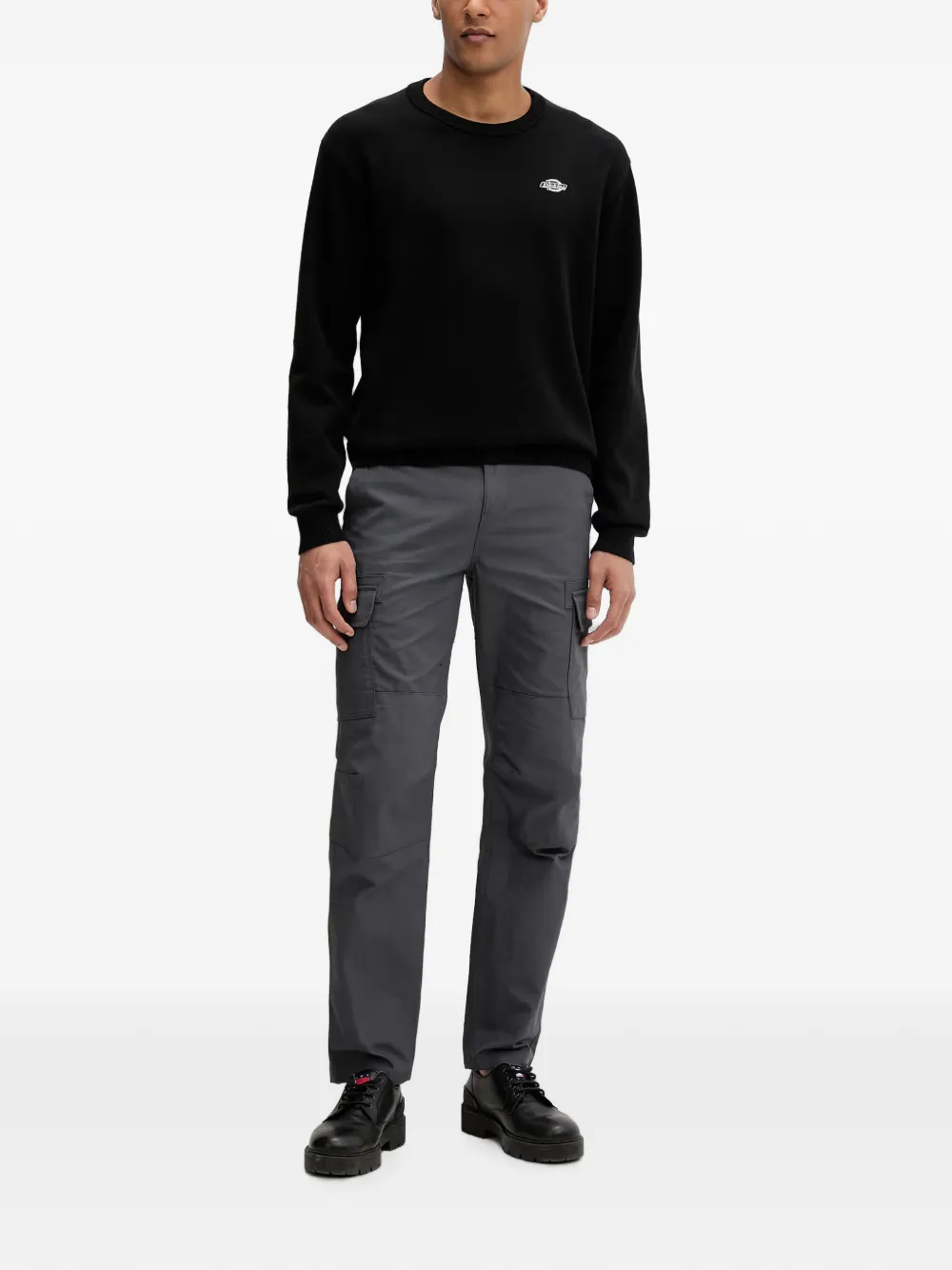DICKIES Summerdale sweater met geborduurd logo Zwart