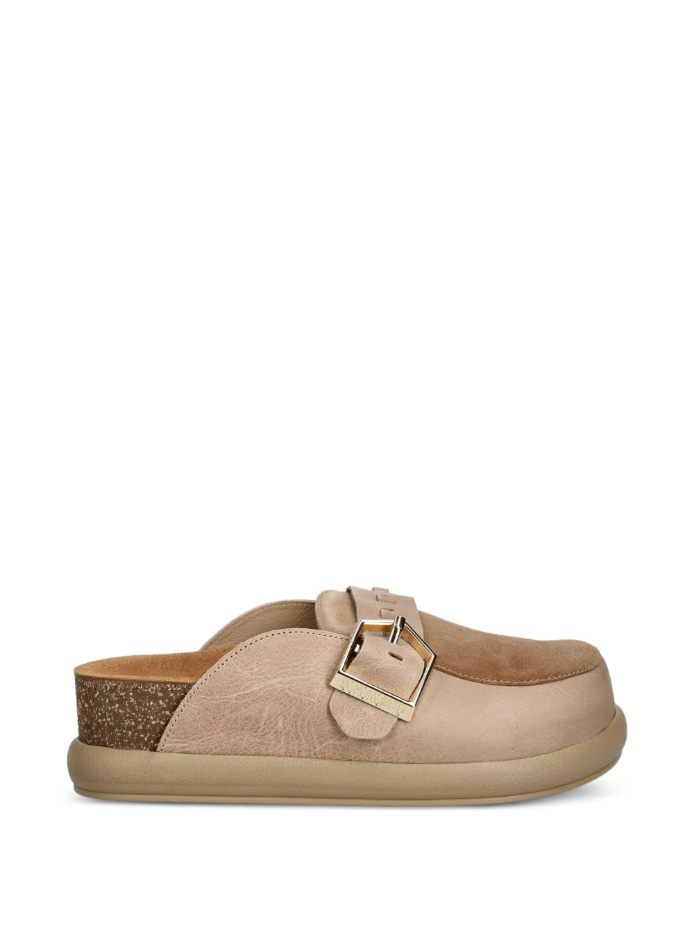 BOHONOMAD buckle-fastening leather mules