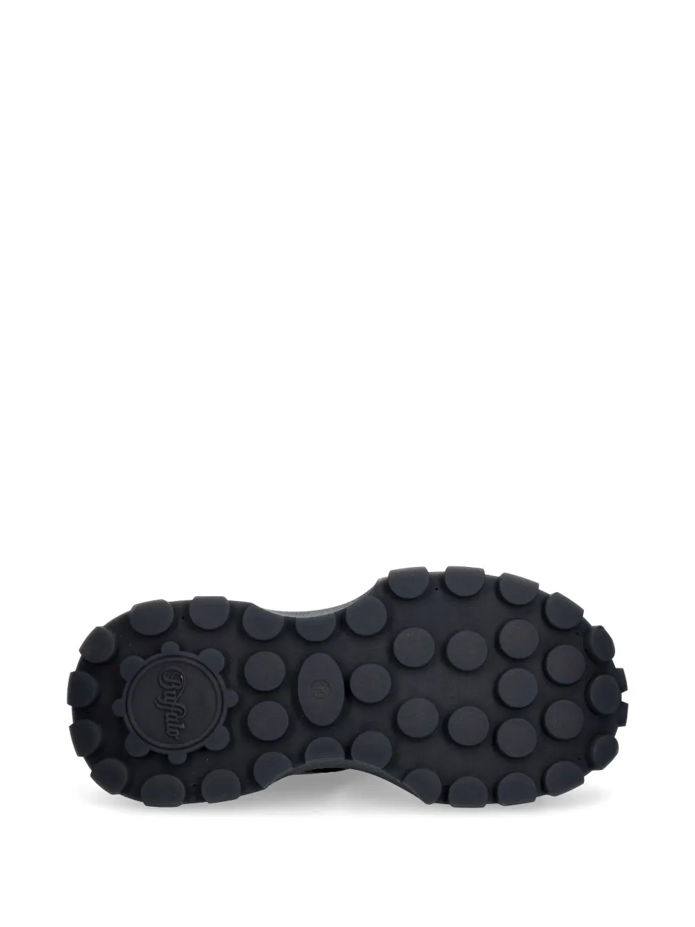 Buffalo Manhattan SND sandalen met plateauzool en klittenband Zwart
