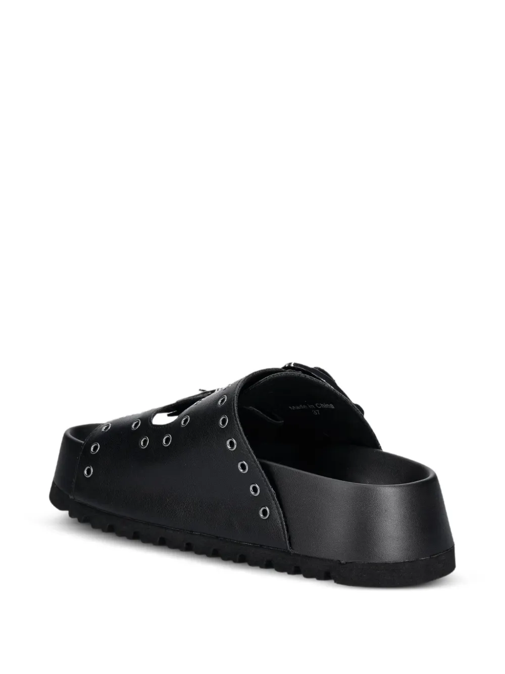 Buffalo Jane Ari RIV buckled sandals Zwart