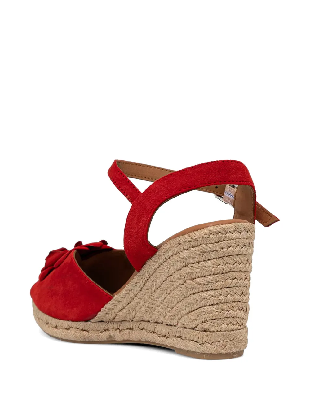 BILLI BI floral-detail wedge sandals Rood