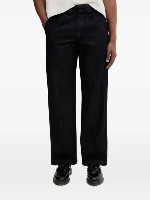 DICKIES Selvedge herringbone-pattern jeans