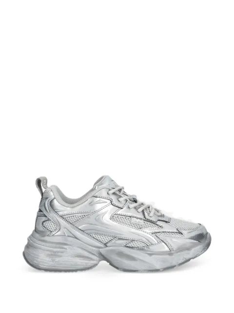 Buffalo Gianna One metallic-effect panelled sneakers