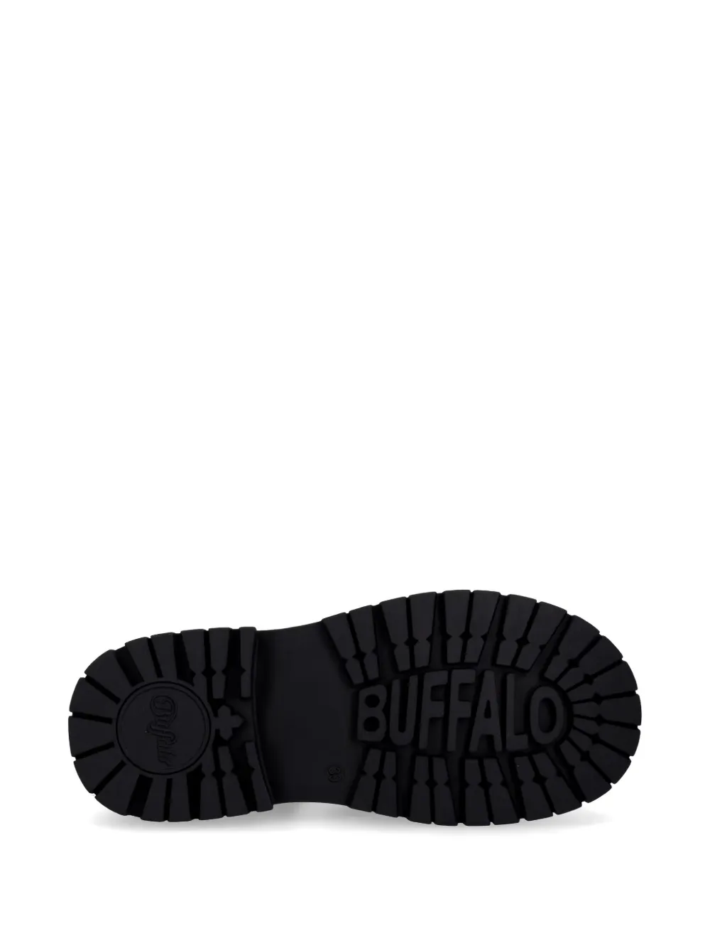 Buffalo Lennox Fisher sandalen met plateauzool Zwart