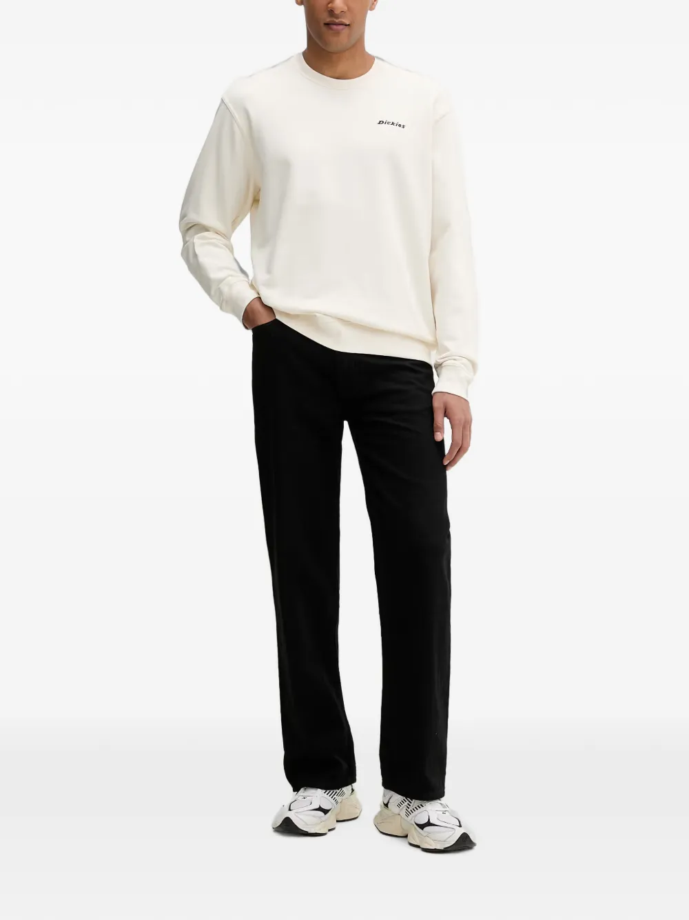 DICKIES Sweater met geborduurd logo Beige