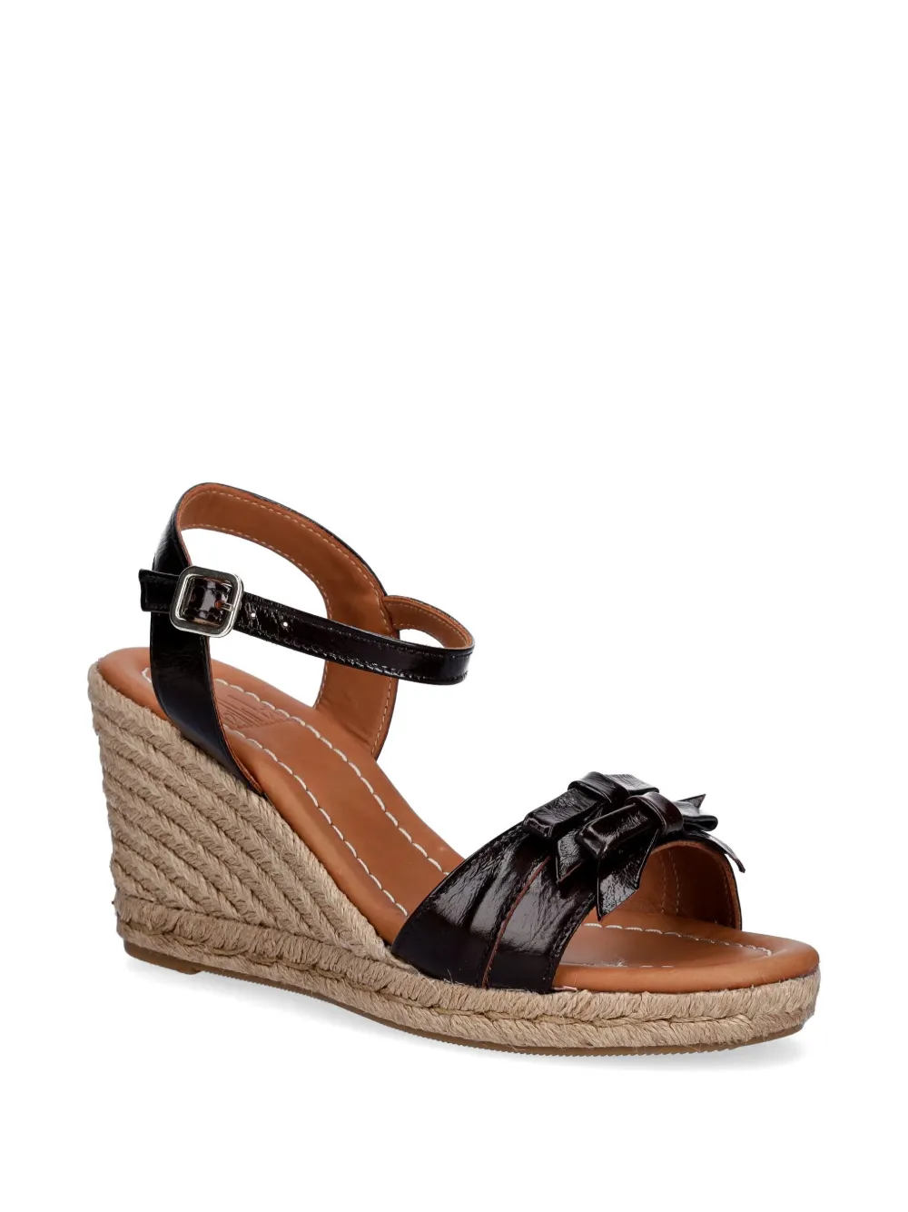 BILLI BI bow-detail wedge sandals Bruin