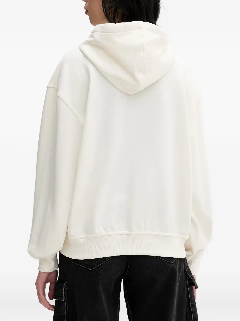 DICKIES Deshler hoodie met logo-patch en rits Beige