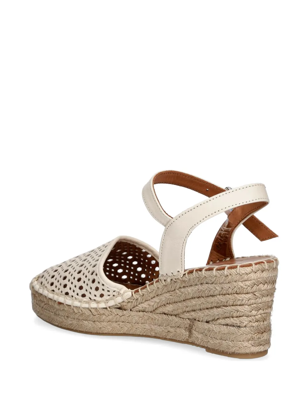 BILLI BI perforated wedge espadrilles Beige