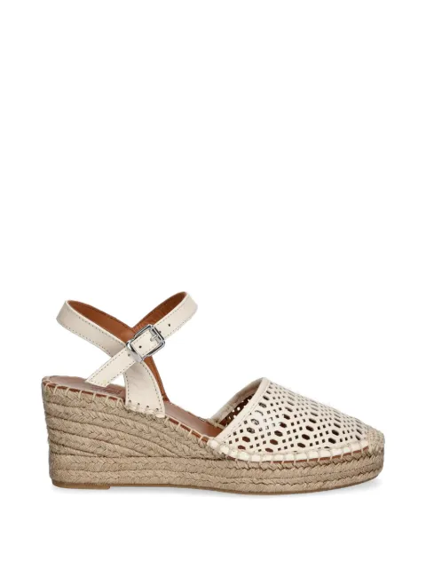 BILLI BI perforated wedge espadrilles