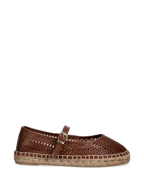 BILLI BI perforated leather espadrilles
