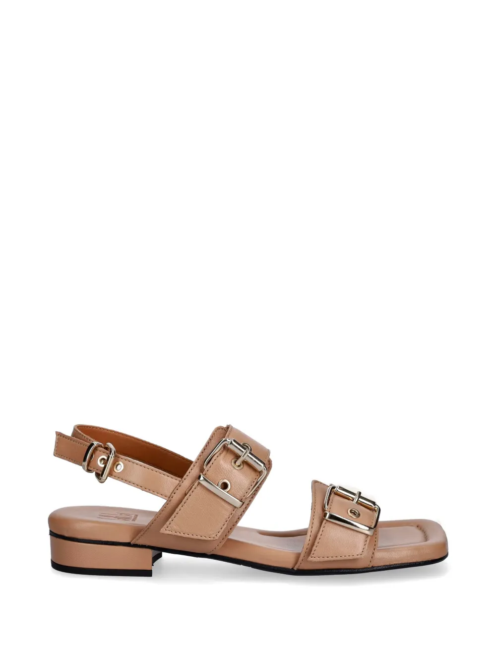 BILLI BI buckle-detail slingback sandals Beige