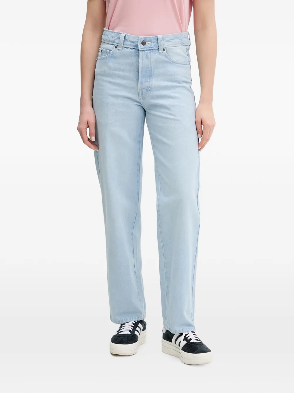 DICKIES 948 logo-patch straight-leg jeans - Blau
