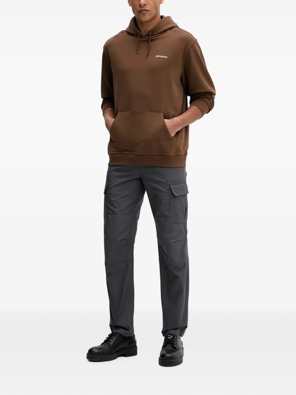 DICKIES Loretto hoodie met trekkoord Bruin