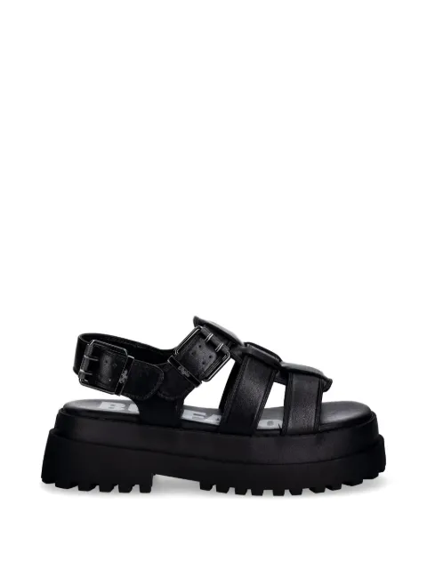 Buffalo Pluto buckle-fastening caged sandals