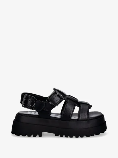 Buffalo Pluto buckle-fastening caged sandals