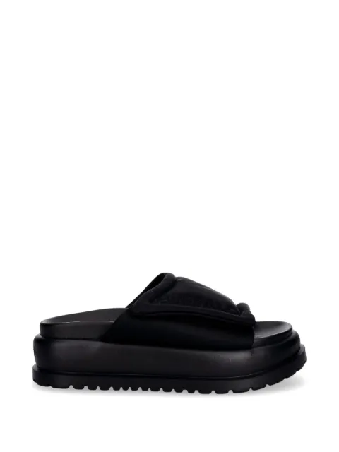 Buffalo Palma logo-embossed platform sandals