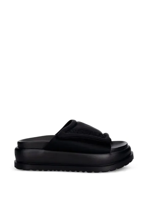 Buffalo Palma logo-embossed platform sandals