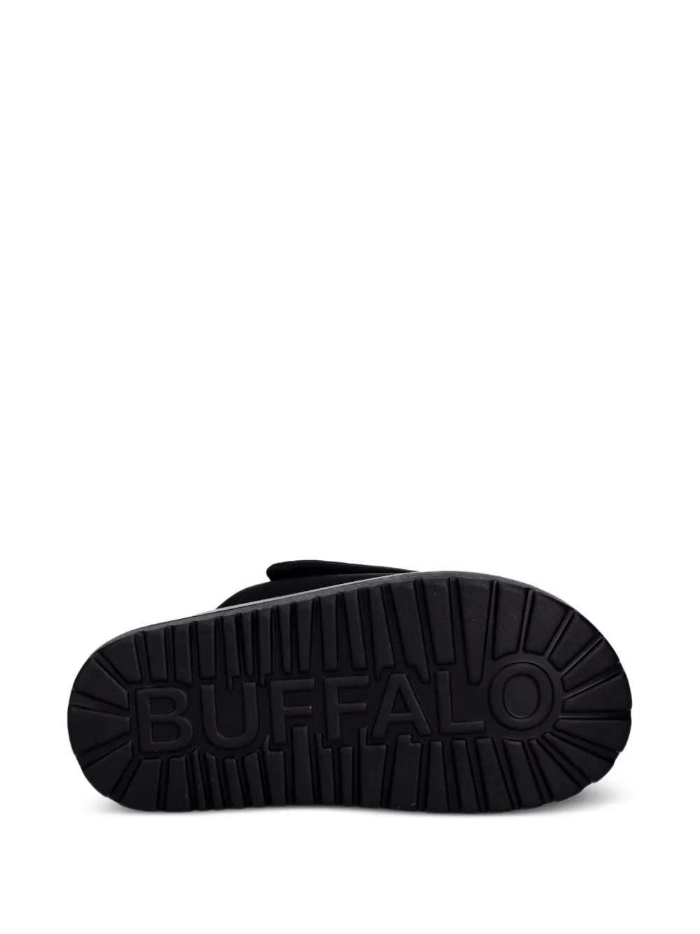 Buffalo Palma logo-embossed platform sandals Zwart