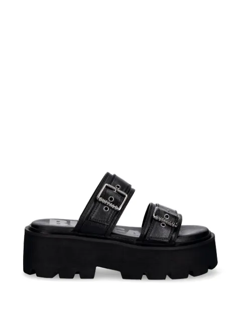Buffalo Brake Two Strap buckle-fastening platform sandals