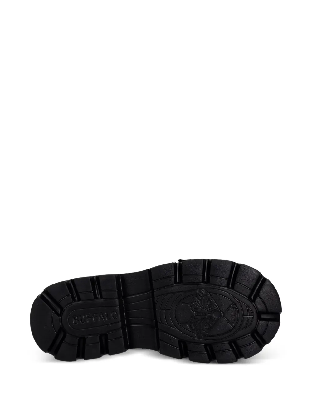 Buffalo Brake Two Strap buckle-fastening platform sandals Zwart