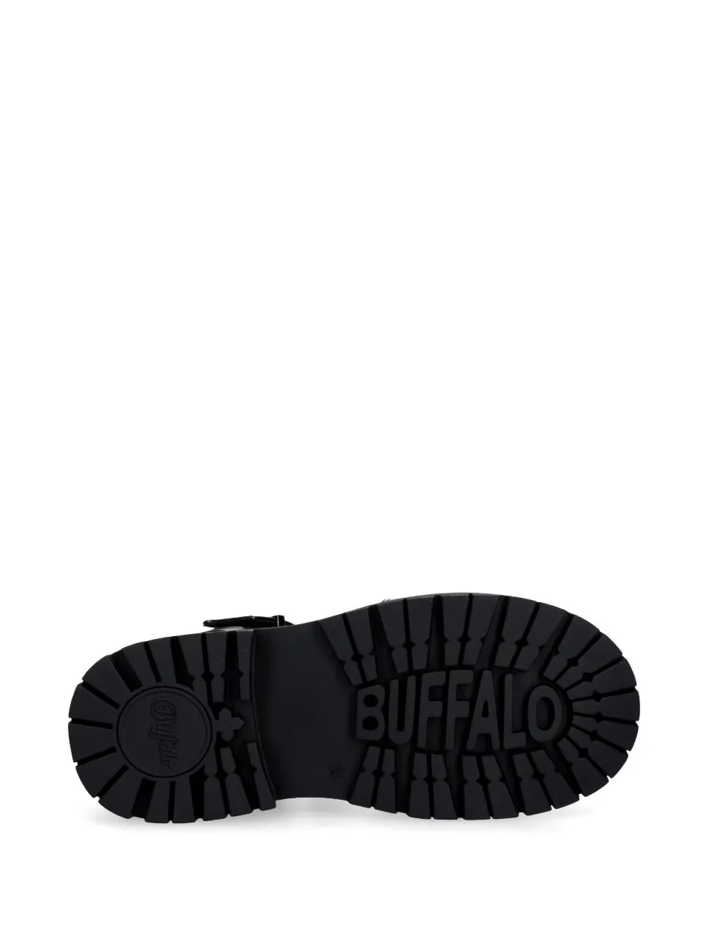 Buffalo Lennox sandalen met chunky zool en gespsluiting Zwart