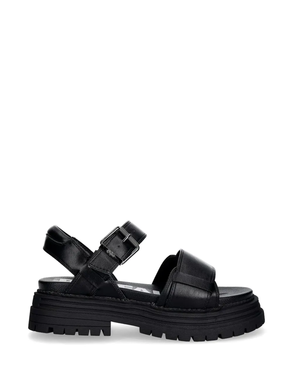 Buffalo Lennox sandalen met chunky zool en gespsluiting Zwart