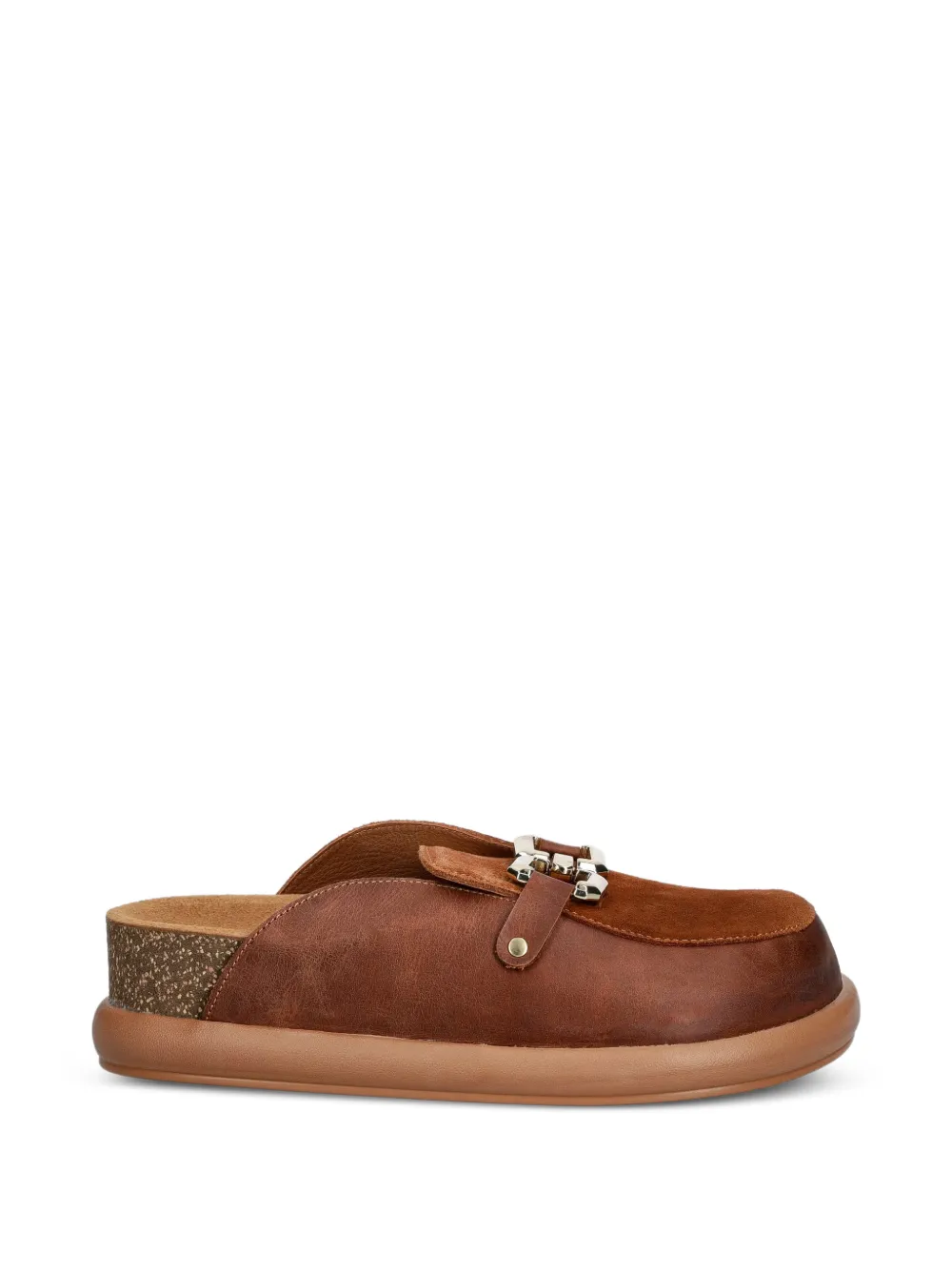 BOHONOMAD buckle-detail leather mules
