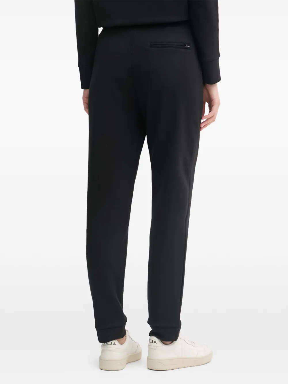 Blauer Madison logo-patch drawstring track pants Zwart