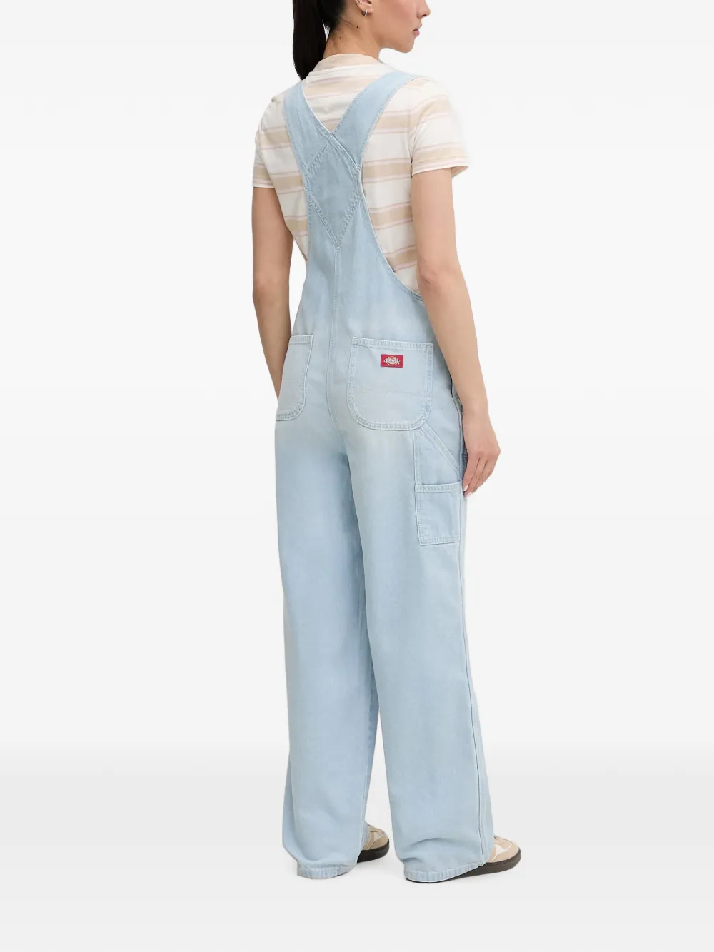 DICKIES Denim tuinbroek met opgestikte zak Blauw