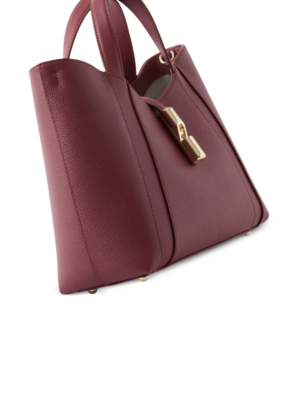 Furla Goccia kleine leren shopper Rood