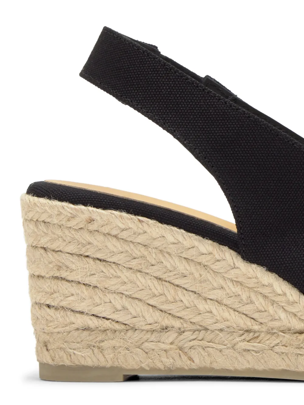 Castañer Diana espadrilles met open neus Zwart