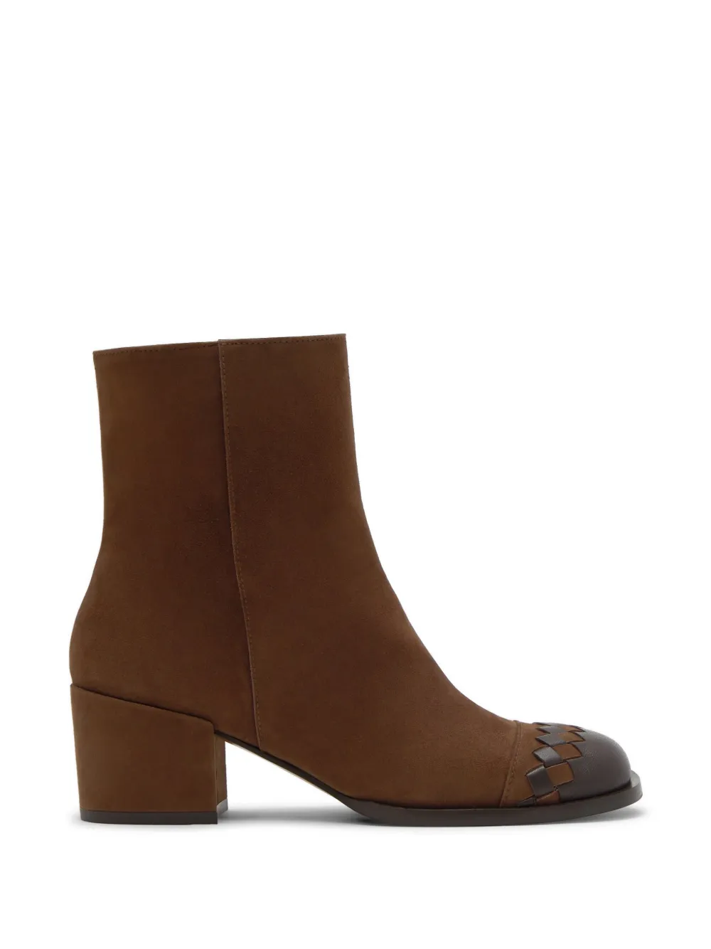 Castañer Nadia braided ankle boots Bruin