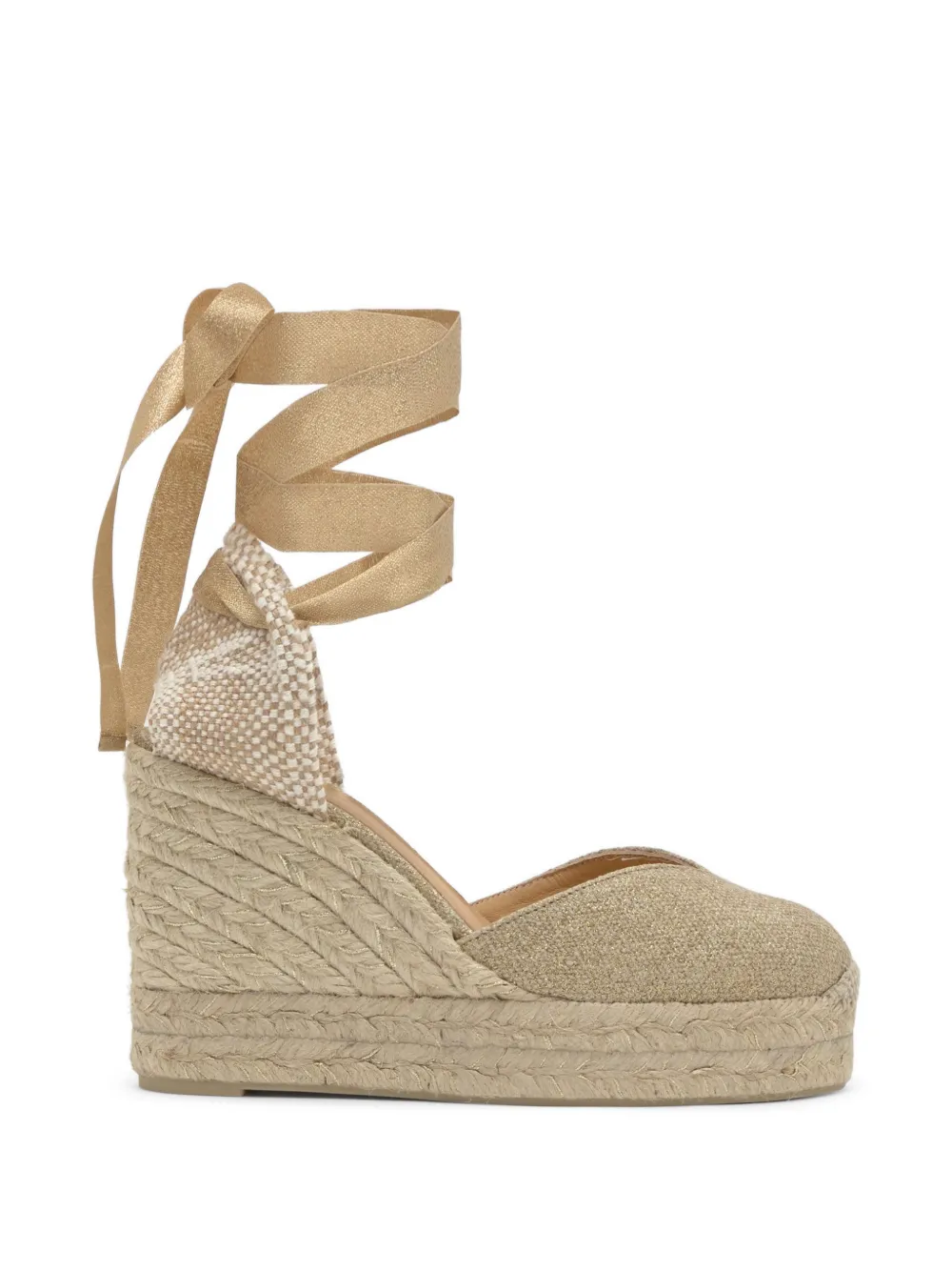 Castañer Chiara metallic espadrilles - Toni neutri