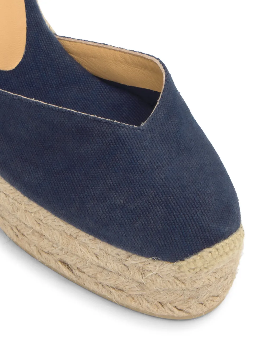 Castañer Chiarita espadrilles met sleehak Blauw