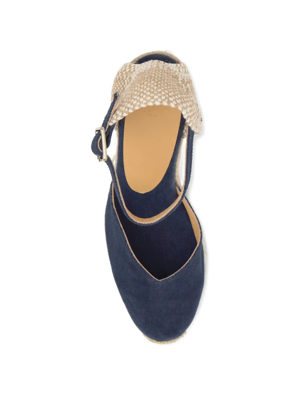 Castañer Chiarita espadrilles met sleehak Blauw