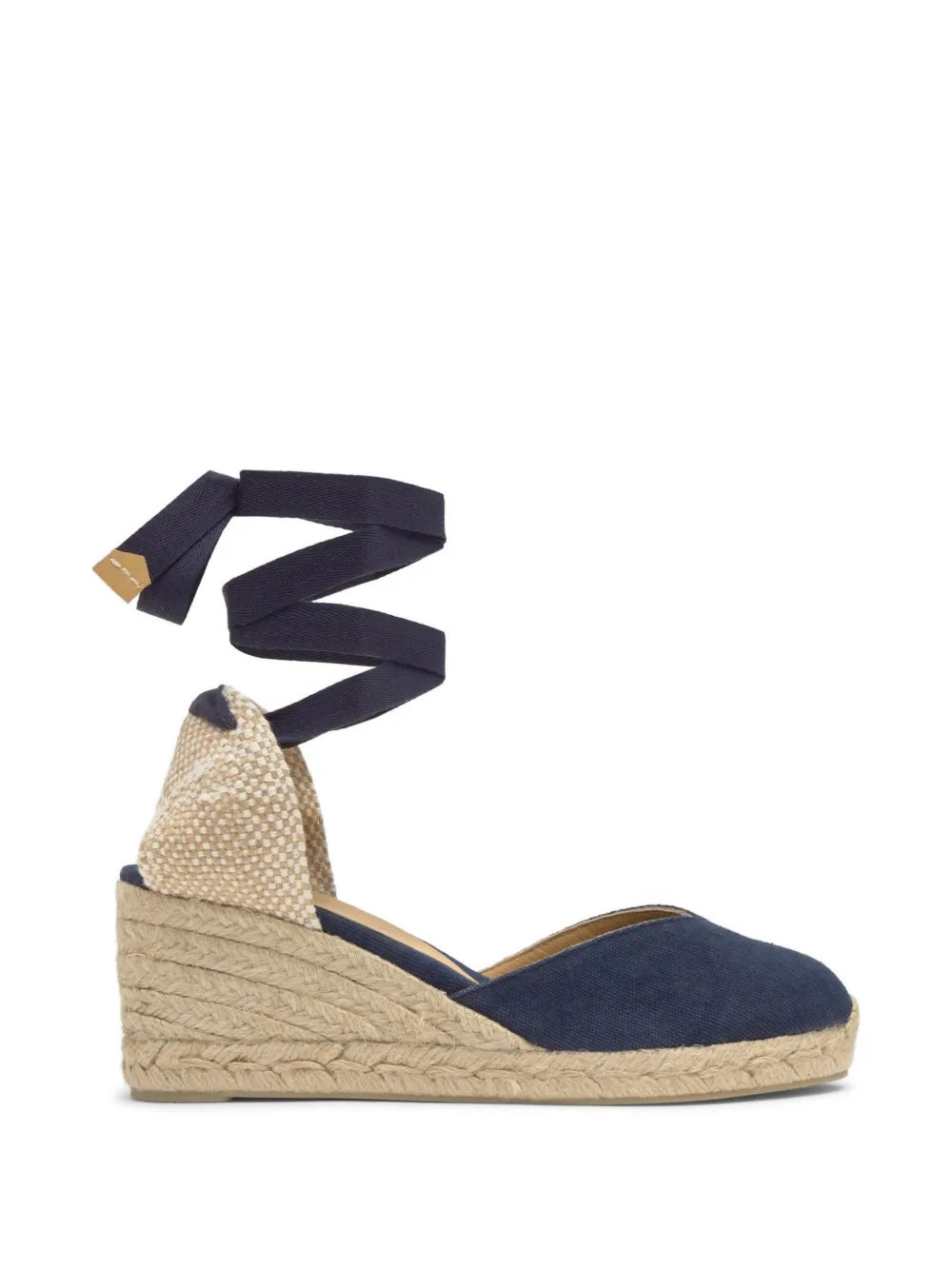 Castañer Chiara canvas wedge espadrilles - Blau